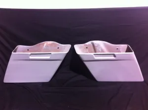 Harley Davidson 4" Extended Stretched Saddlebags - No Lids 89-13