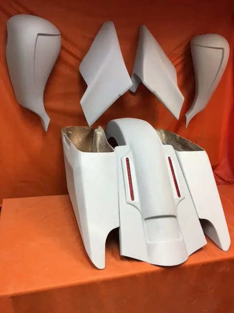 Harley Davidson 5" Fifty Five Stretched Saddlebag  Full Body Kit
