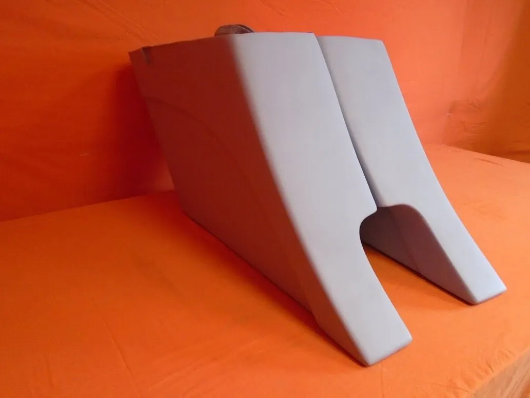 Harley Davidson 6" Extended Stretched Out & Down Saddlebags - 2014 - 2018  Model Style Bags No lids - Dual Cut Outs