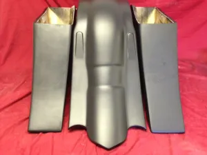 Harley Davidson 6" Extended Stretched Saddlebags Out & Down - No Cut Outs