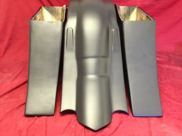 Harley Davidson 6" Extended Stretched Saddlebags Out & Down - No Cut Outs