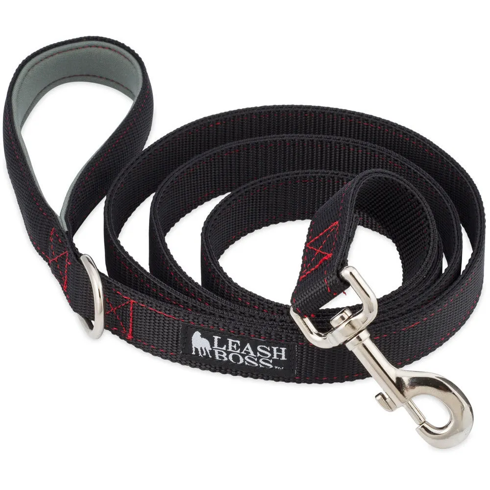 Heavy Duty Double Thick Dog Leash with Padded Handle - 6 Foot - HD Pro