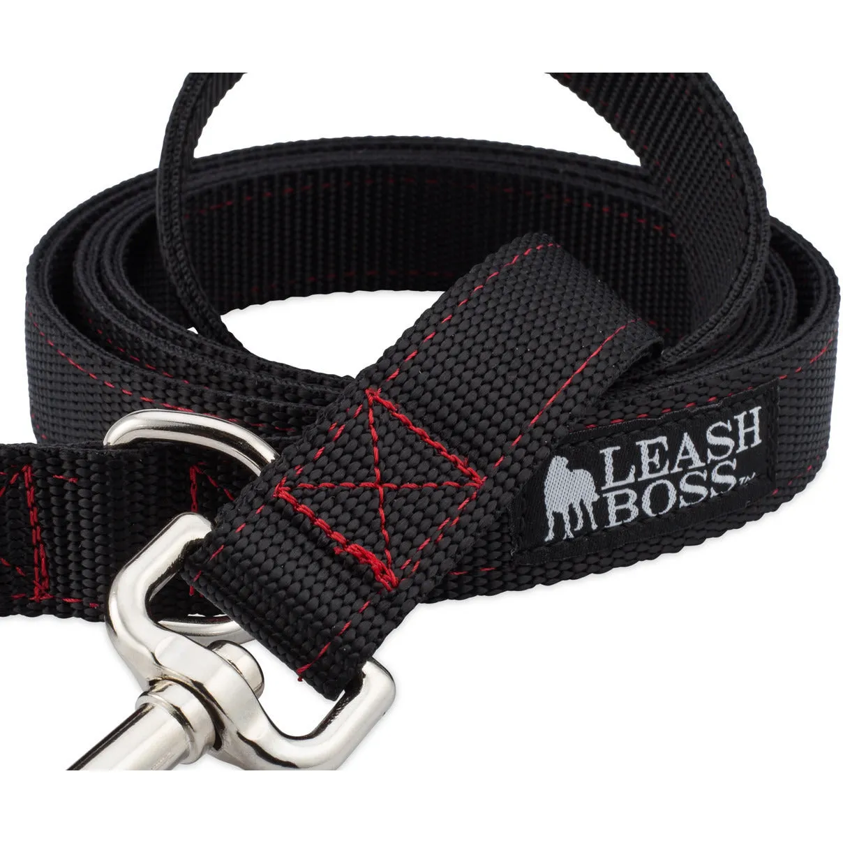 Heavy Duty Double Thick Dog Leash with Padded Handle - 6 Foot - HD Pro
