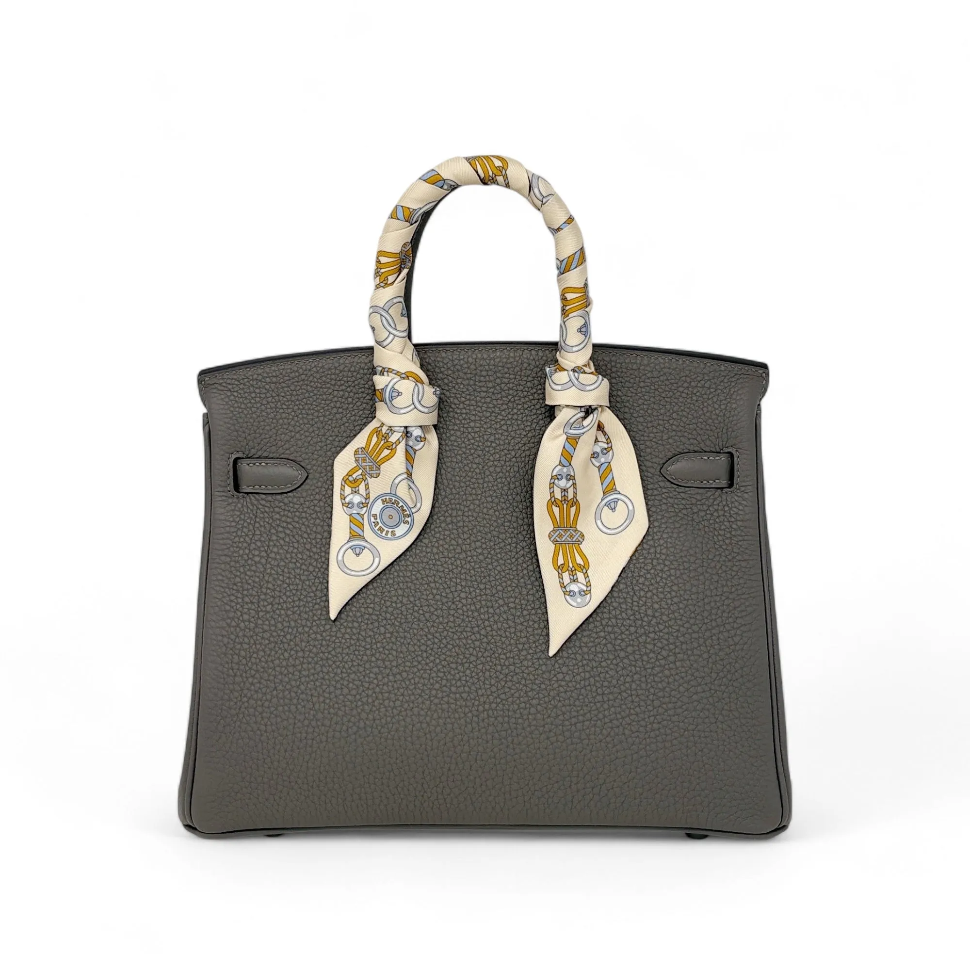 Hermes Gris Meyer Togo Birkin 25