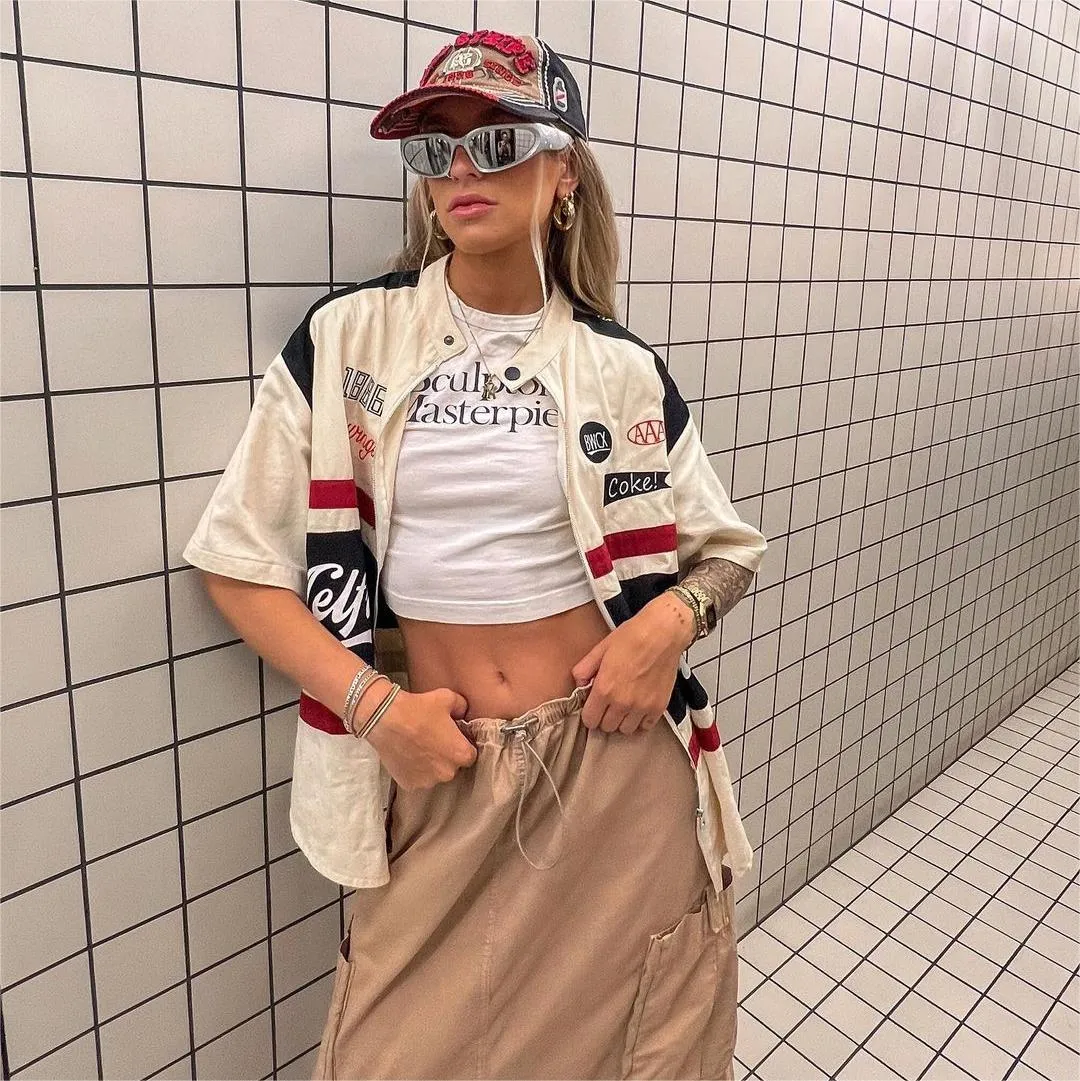High Street Color Block Motor T-Shirt