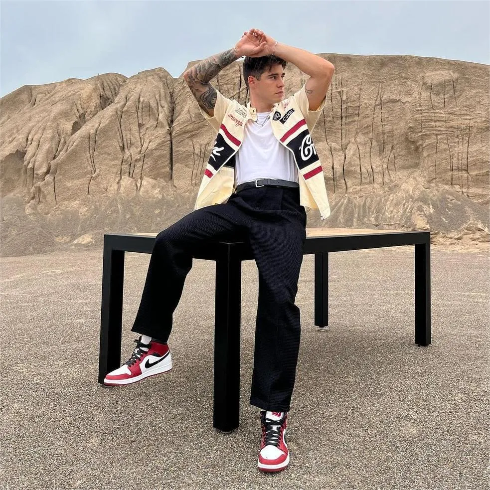 High Street Color Block Motor T-Shirt
