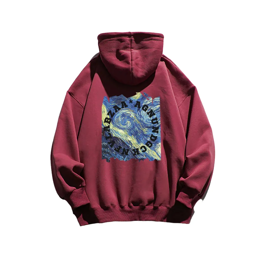 High Street Oil Painting Hoodie