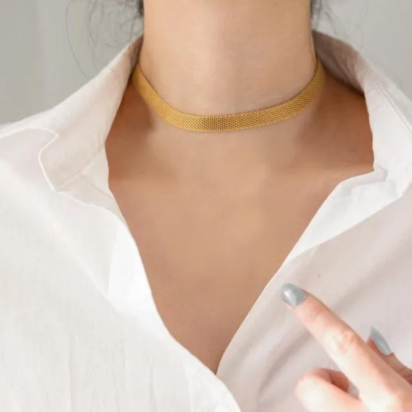 Honeycomb Choker Necklace