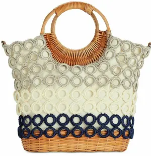 I.N.C. International Concepts Crochet Multi Circles Crossbody Handbag 88367