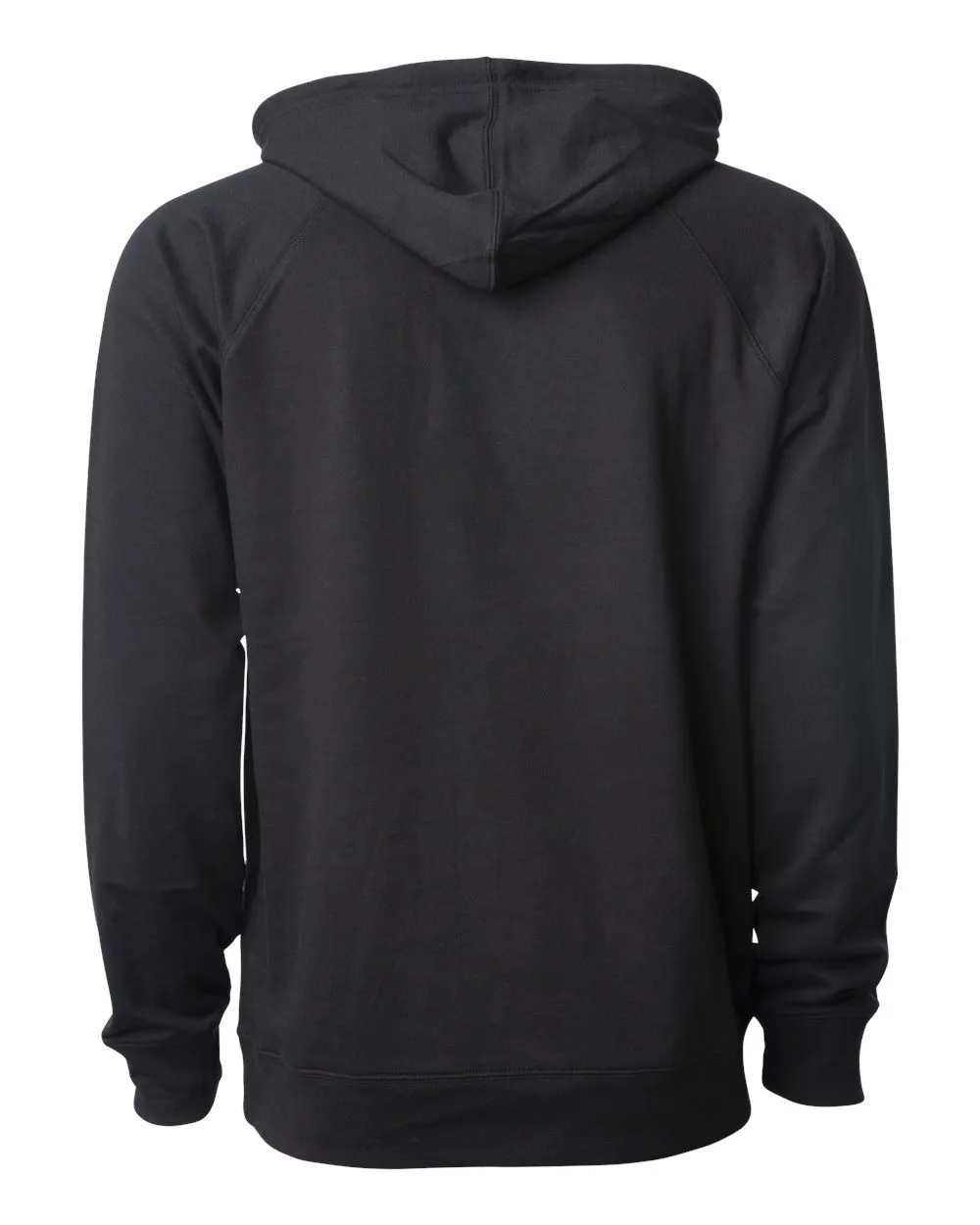 Independent Trading Co. - Icon Unisex Lightweight Loopback Terry Hood Black