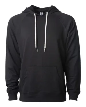 Independent Trading Co. - Icon Unisex Lightweight Loopback Terry Hood Black