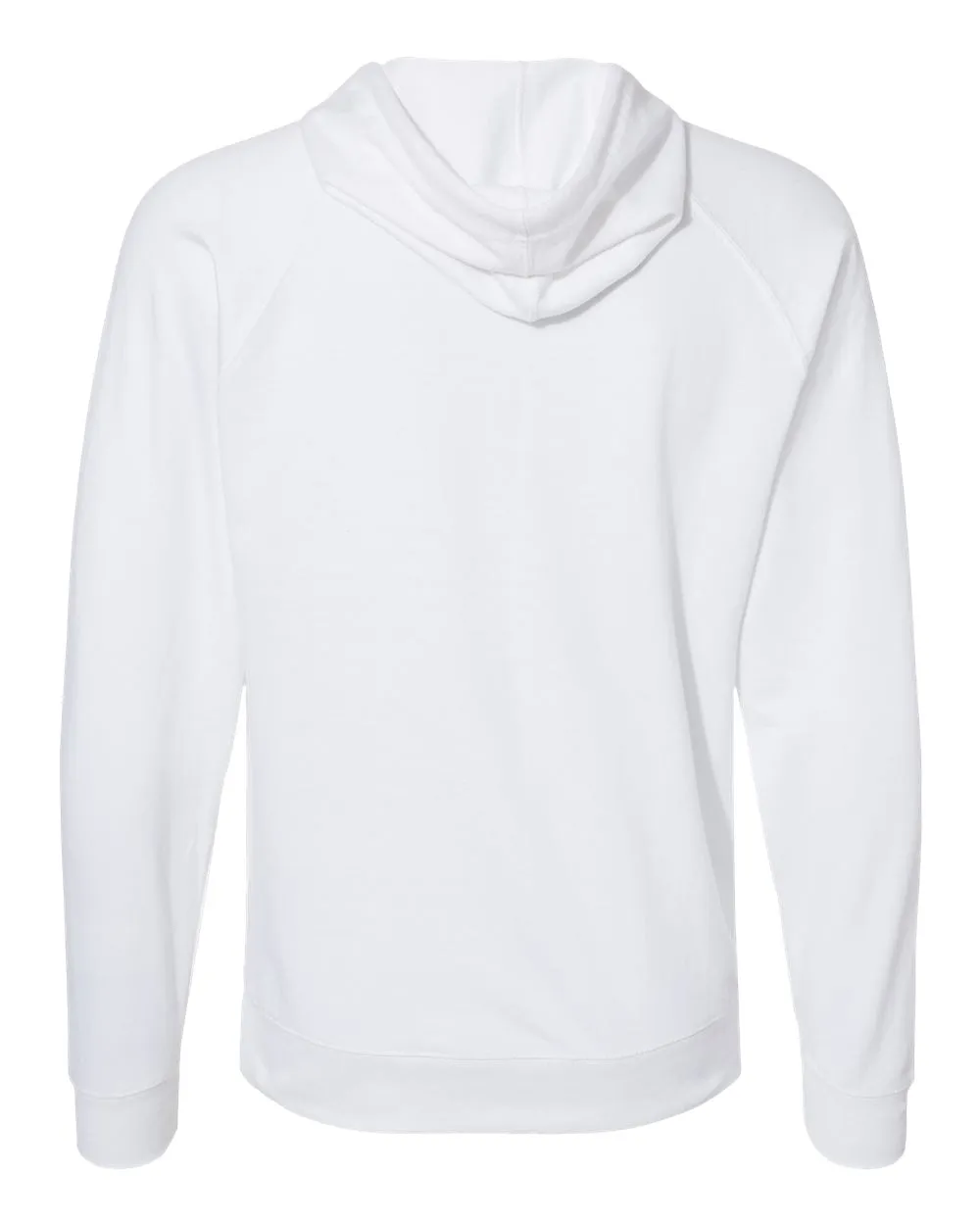 Independent Trading Co. - Icon Unisex Lightweight Loopback Terry Hood White