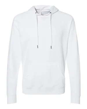 Independent Trading Co. - Icon Unisex Lightweight Loopback Terry Hood White