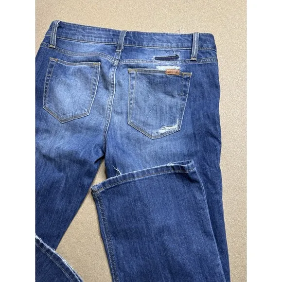 Joes Flare Jeans Size 30 Light Wash Distressed  Bell Bottom Collectors Edition