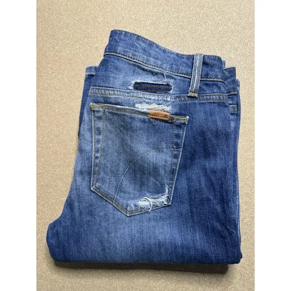 Joes Flare Jeans Size 30 Light Wash Distressed  Bell Bottom Collectors Edition