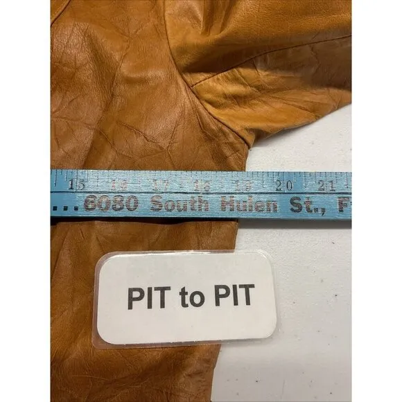 John Carlisle Trench Jacket Size L Women's Brown Suede Soft Leather Blazer