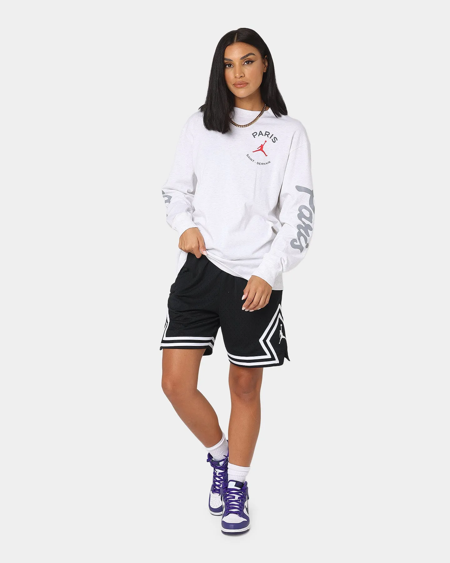 Jordan Dri-FIT Sport Diamond Shorts Black/White