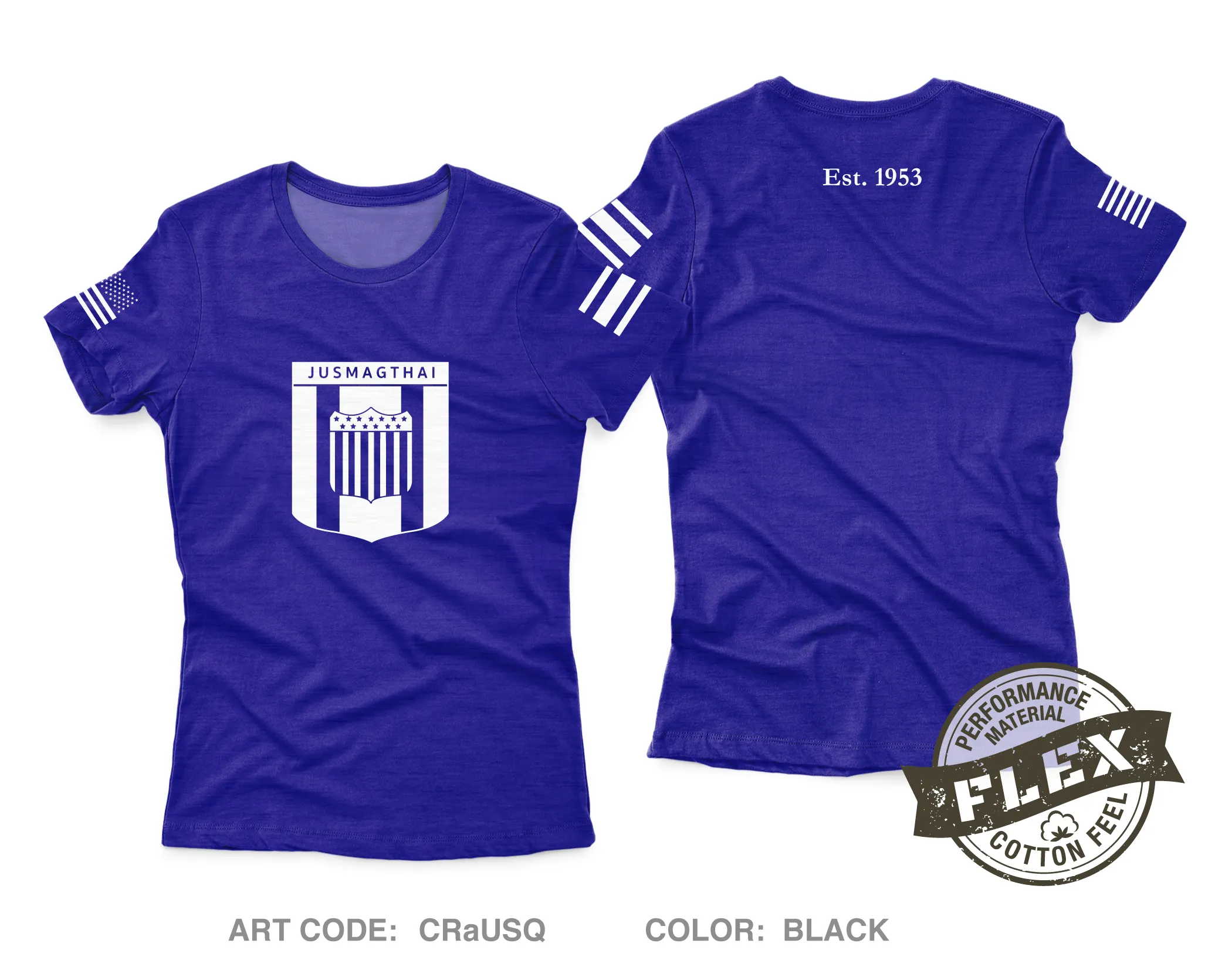 JUSMAGTHAI Women's SS Flex Performance Tee - CRaUSQ