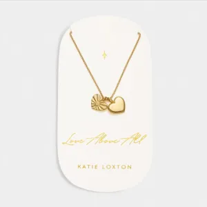 Katie Loxton Waterproof Love Above All Charm Necklace