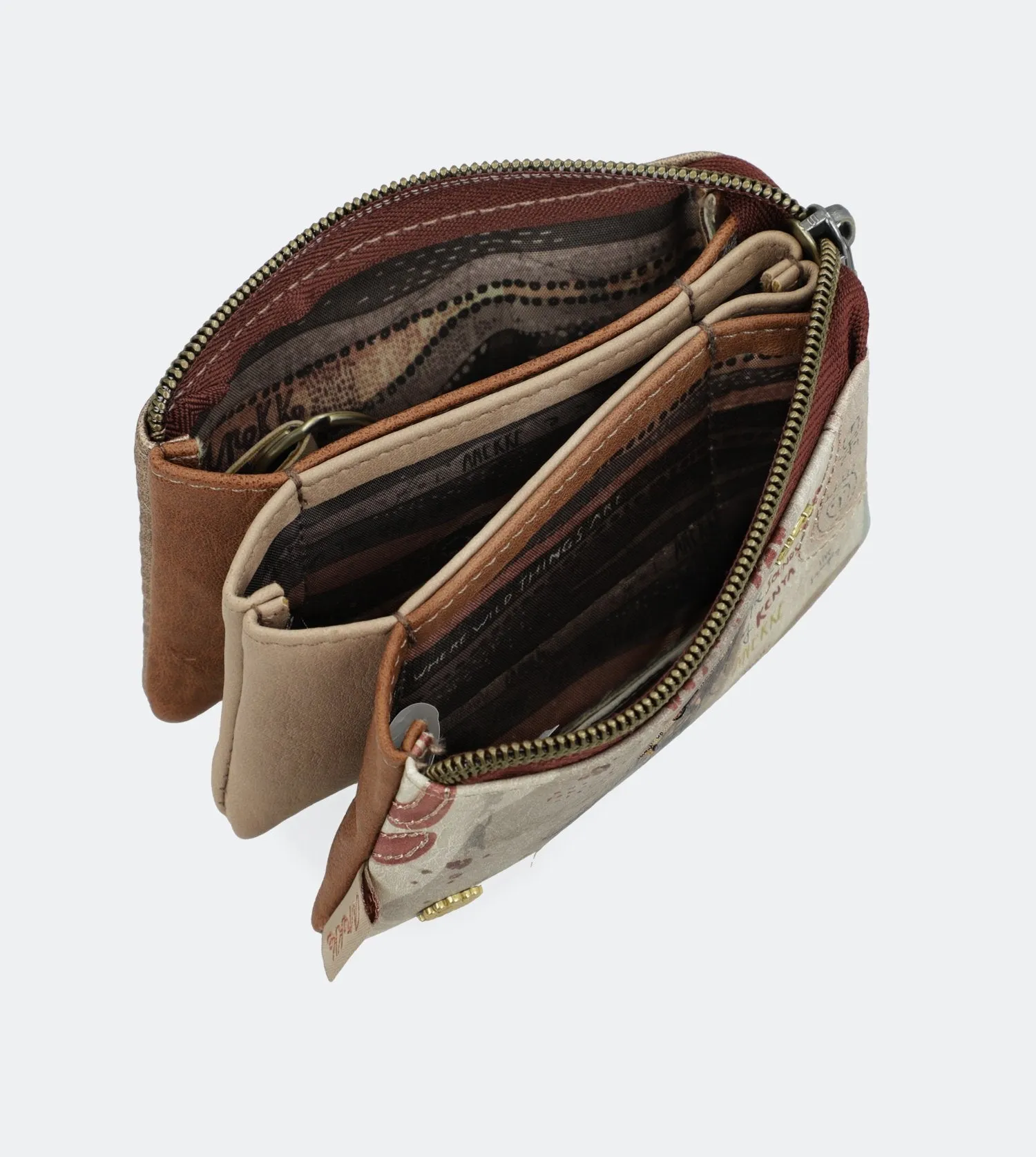 Kenya Purse with a back zip