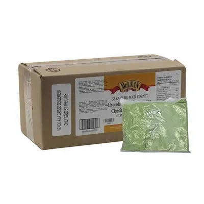 Key Lime Pie Chocolate Cone Dip Coating (Case = 5 x 1L Bags) by McLean Canada