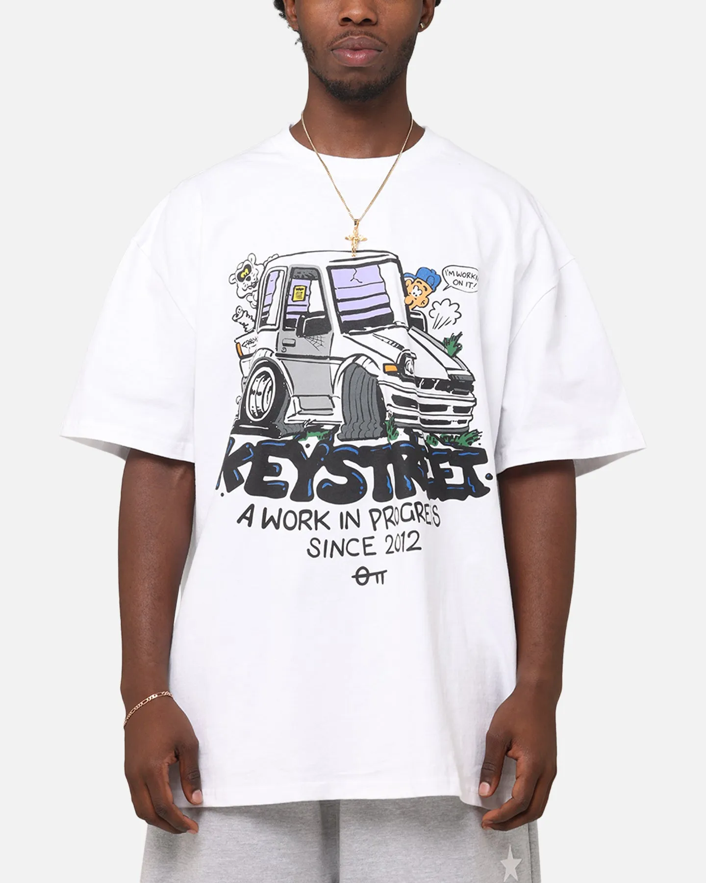 Key Street X FRKO Wip T-Shirt White