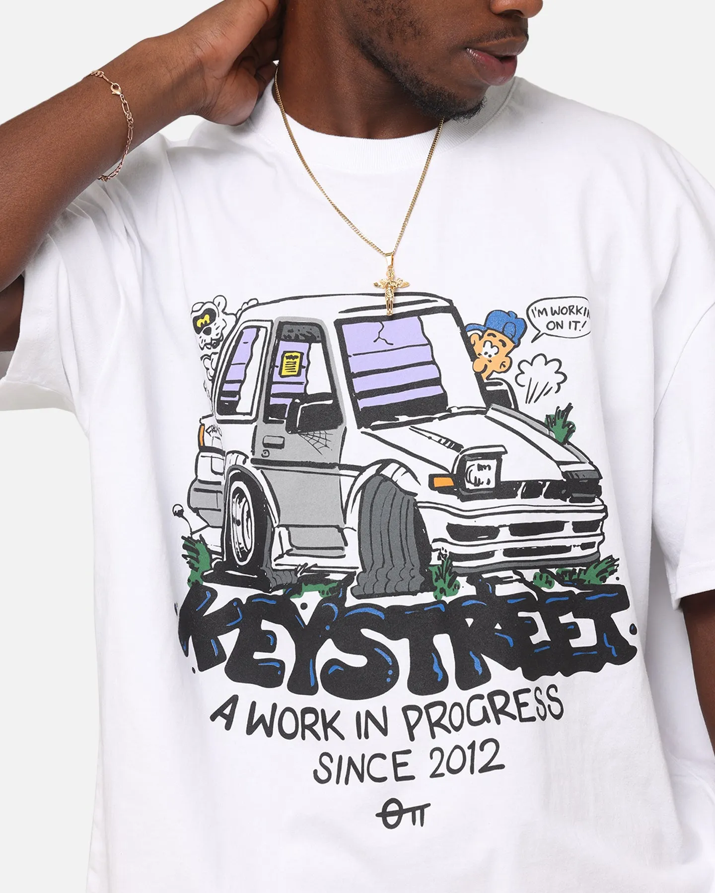 Key Street X FRKO Wip T-Shirt White