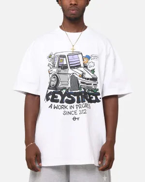 Key Street X FRKO Wip T-Shirt White