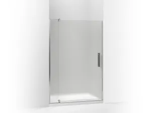KOHLER K-707556-D3 Revel Pivot shower door, 74" H x 43-1/8 - 48" W, with 5/16" thick Frosted glass