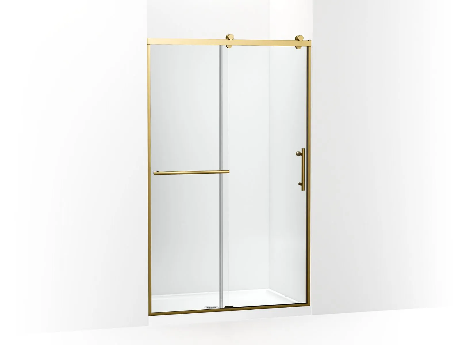 KOHLER K-709082-10L Rely 77" H sliding shower door with 3/8"-thick glass