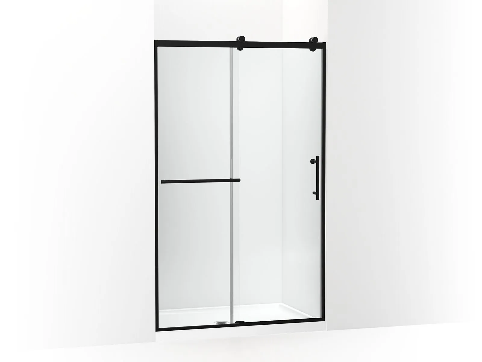 KOHLER K-709082-10L Rely 77" H sliding shower door with 3/8"-thick glass
