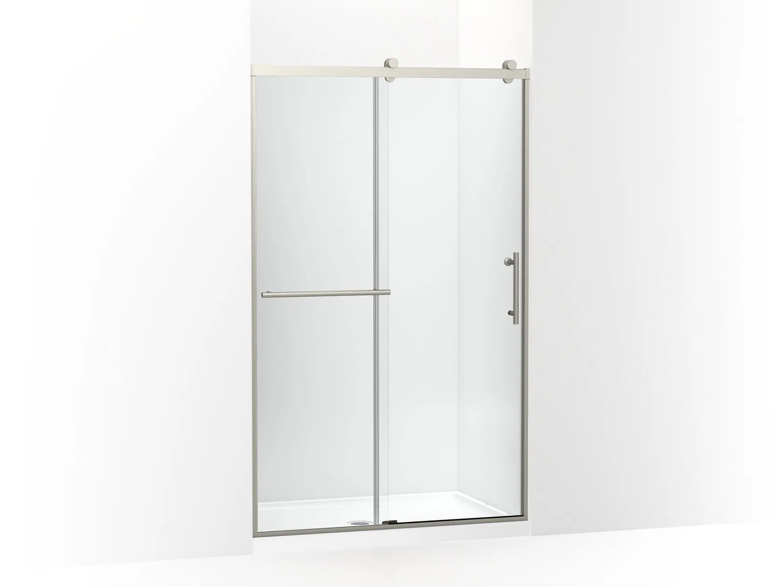 KOHLER K-709082-10L Rely 77" H sliding shower door with 3/8"-thick glass