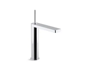 KOHLER K-73053-4 Composed Tall Single-handle bathroom sink faucet with joystick handle