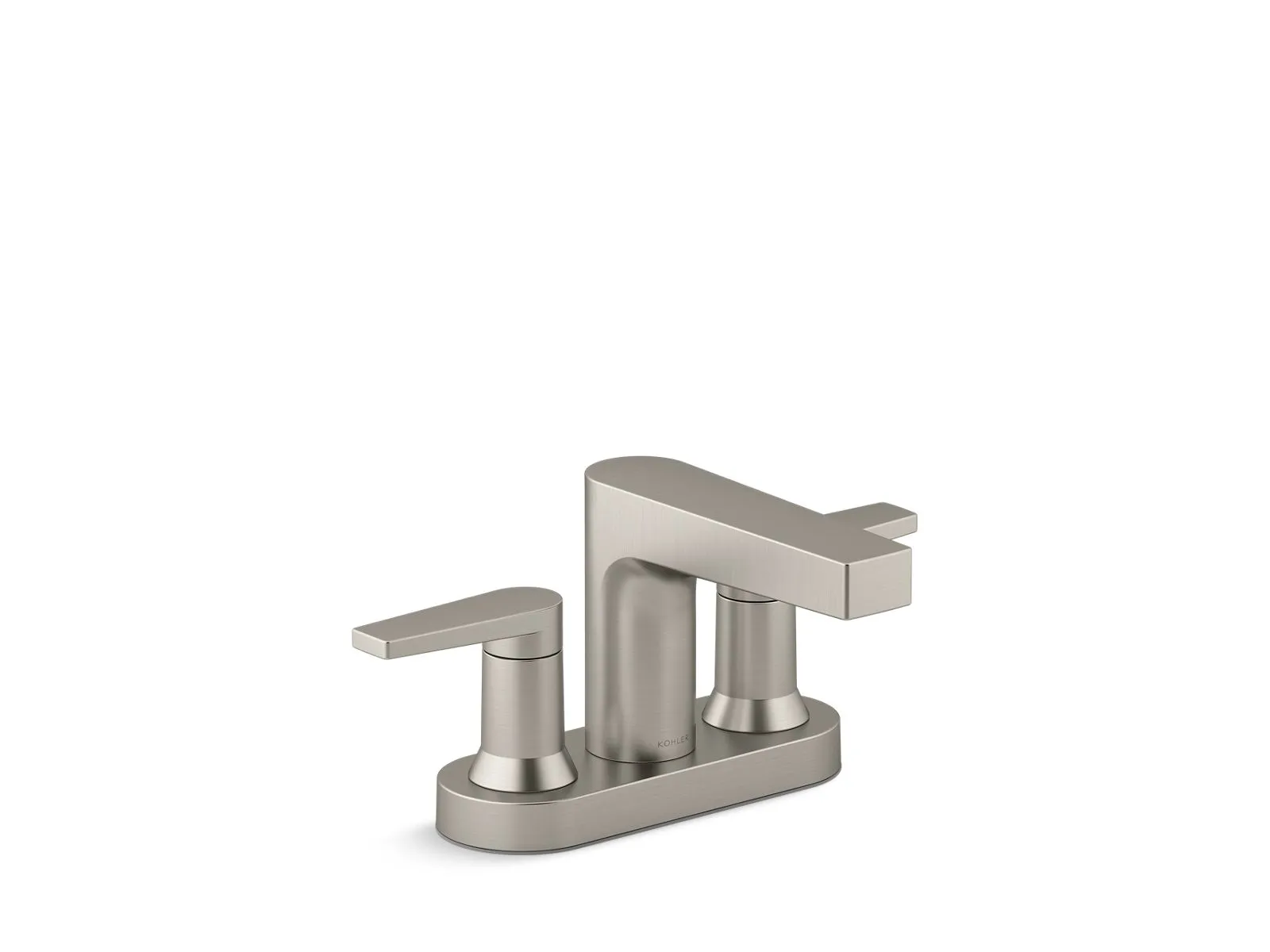 KOHLER K-97031-4 Taut Centerset bathroom sink faucet, 1.2 gpm
