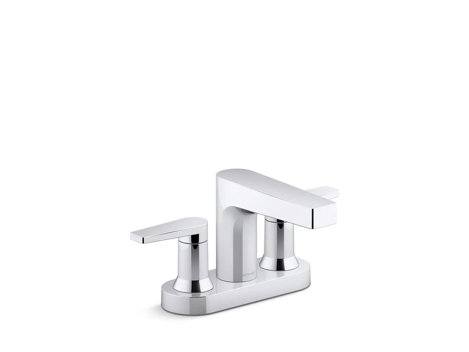 KOHLER K-97031-4 Taut Centerset bathroom sink faucet, 1.2 gpm