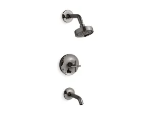 KOHLER K-T14420-3 Purist Rite-Temp bath and shower trim with cross handle and 2.5 gpm showerhead