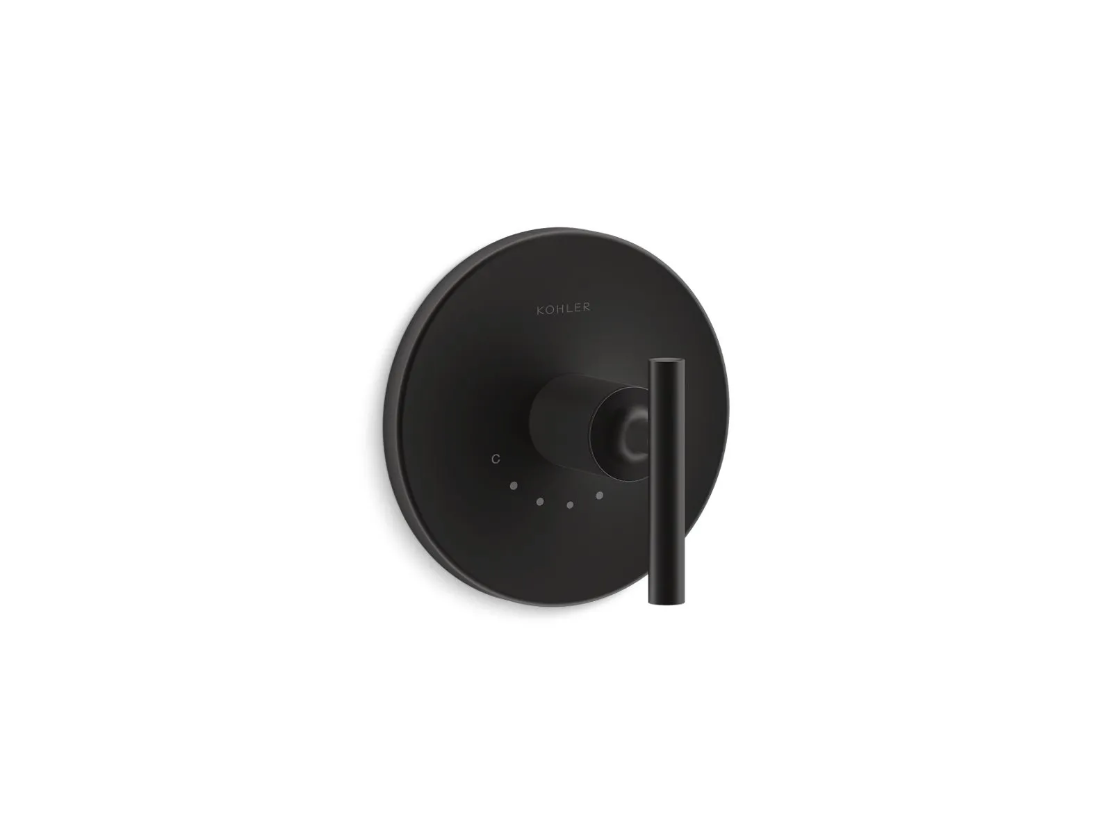 KOHLER K-T14488-4 Purist MasterShower temperature control valve trim with lever handle