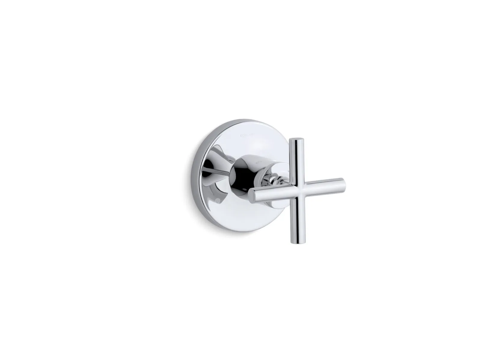 KOHLER K-T14491-3 Purist MasterShower transfer valve trim with cross handle