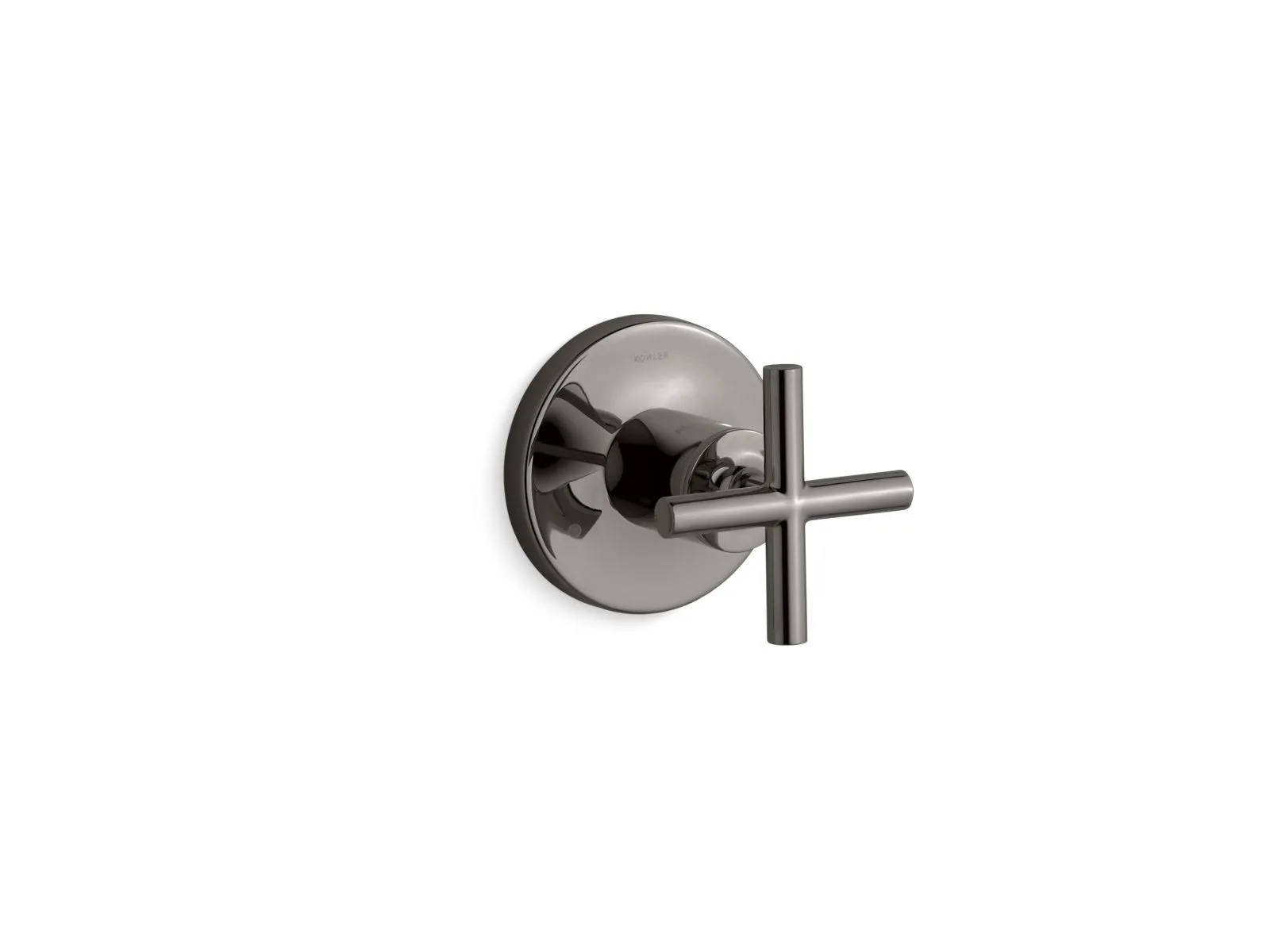 KOHLER K-T14491-3 Purist MasterShower transfer valve trim with cross handle