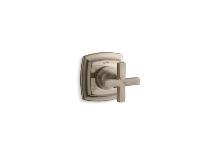 KOHLER K-T16242-3 Margaux Valve trim with cross handle for transfer valve, requires valve
