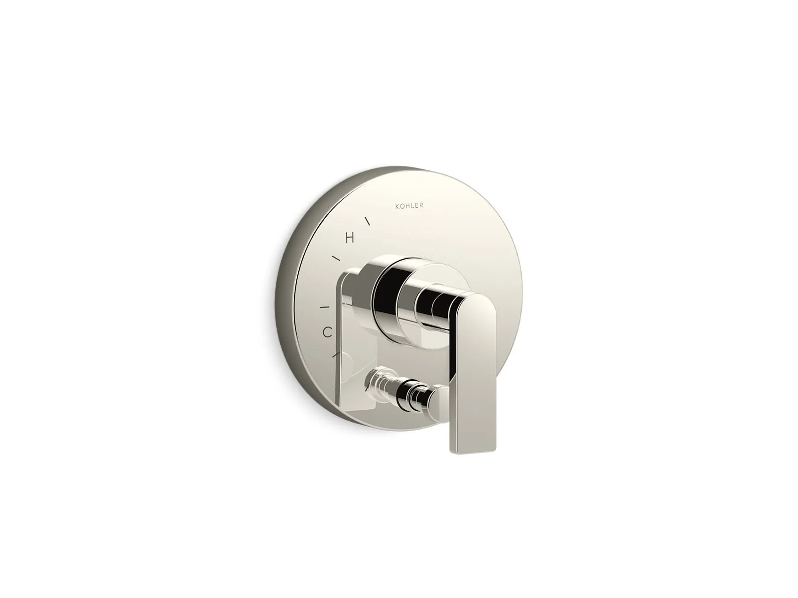 KOHLER K-T73117-4 Composed Rite-Temp valve trim with push-button diverter and lever handle