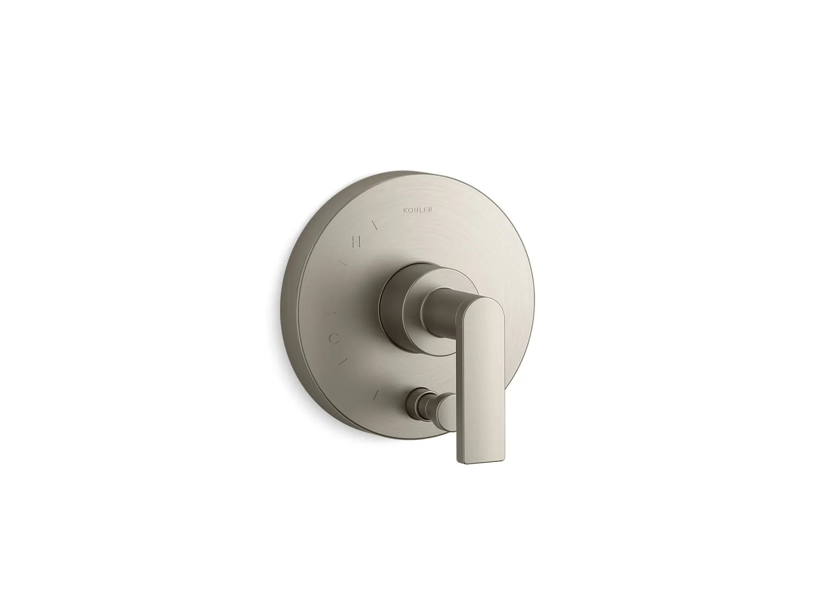 KOHLER K-T73117-4 Composed Rite-Temp valve trim with push-button diverter and lever handle