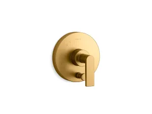 KOHLER K-T73117-4 Composed Rite-Temp valve trim with push-button diverter and lever handle