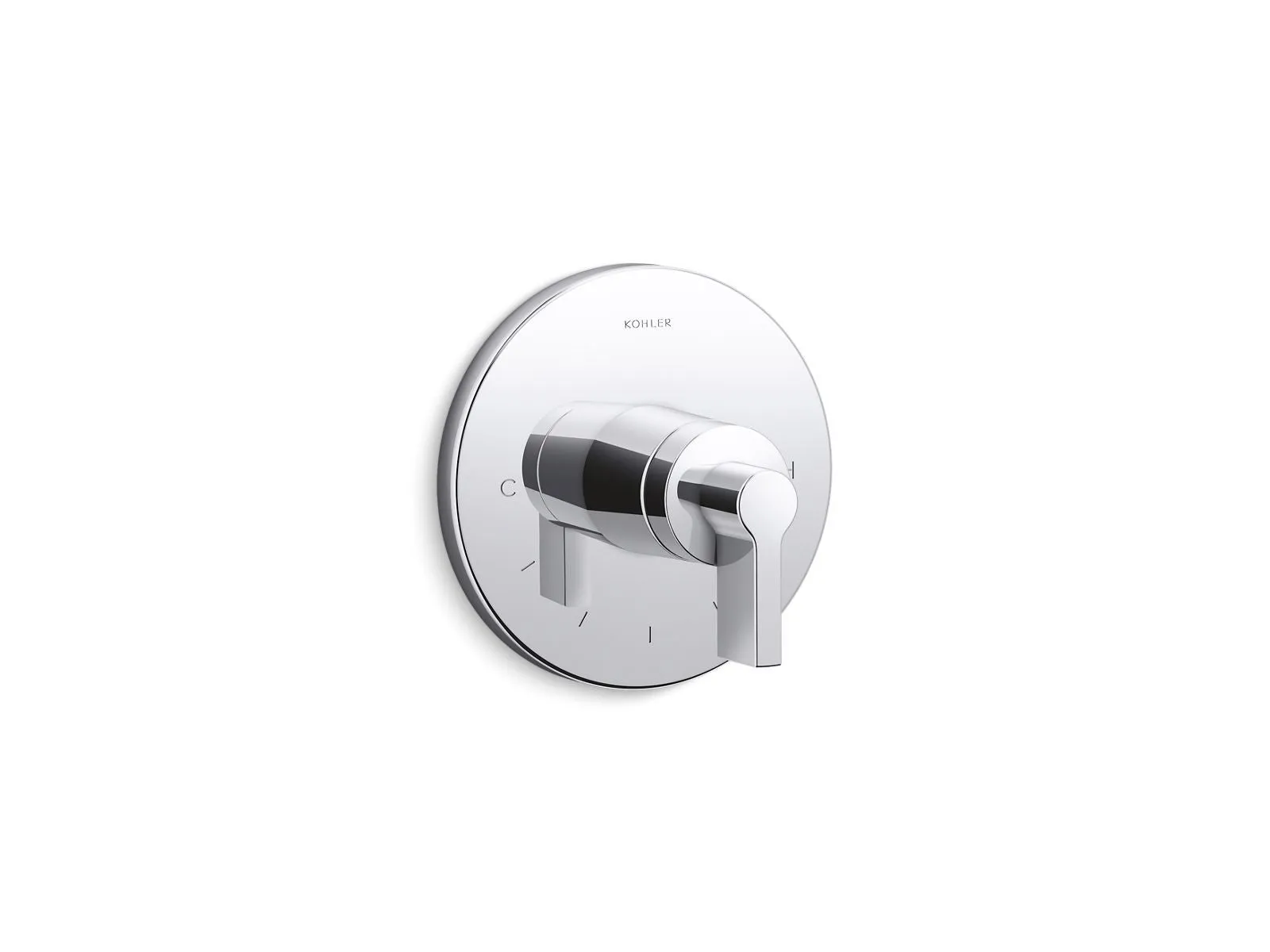 KOHLER K-T78027-4 Components MasterShower temperature control valve trim with Lever handle