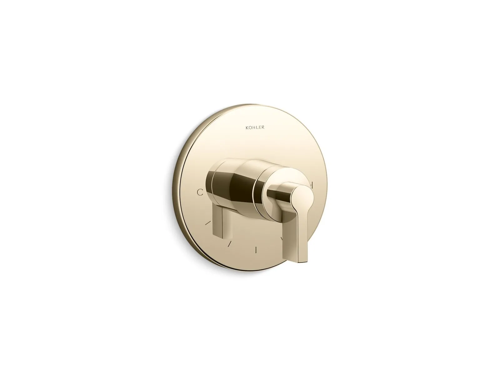 KOHLER K-T78027-4 Components MasterShower temperature control valve trim with Lever handle