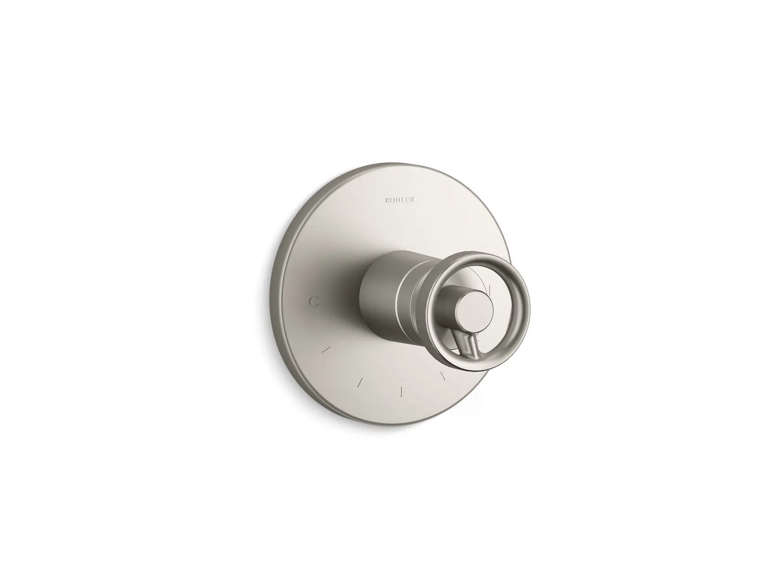 KOHLER K-T78027-9 Components MasterShower temperature control valve trim with Industrial handle