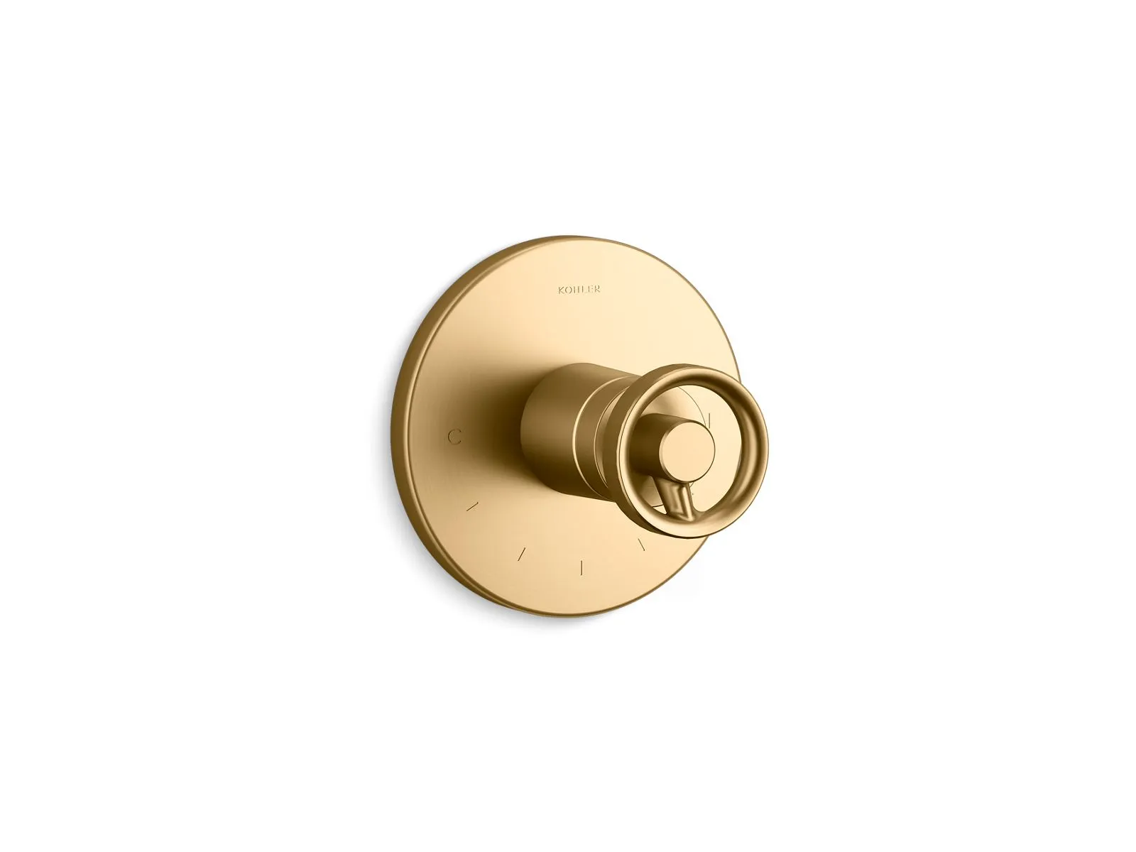 KOHLER K-T78027-9 Components MasterShower temperature control valve trim with Industrial handle