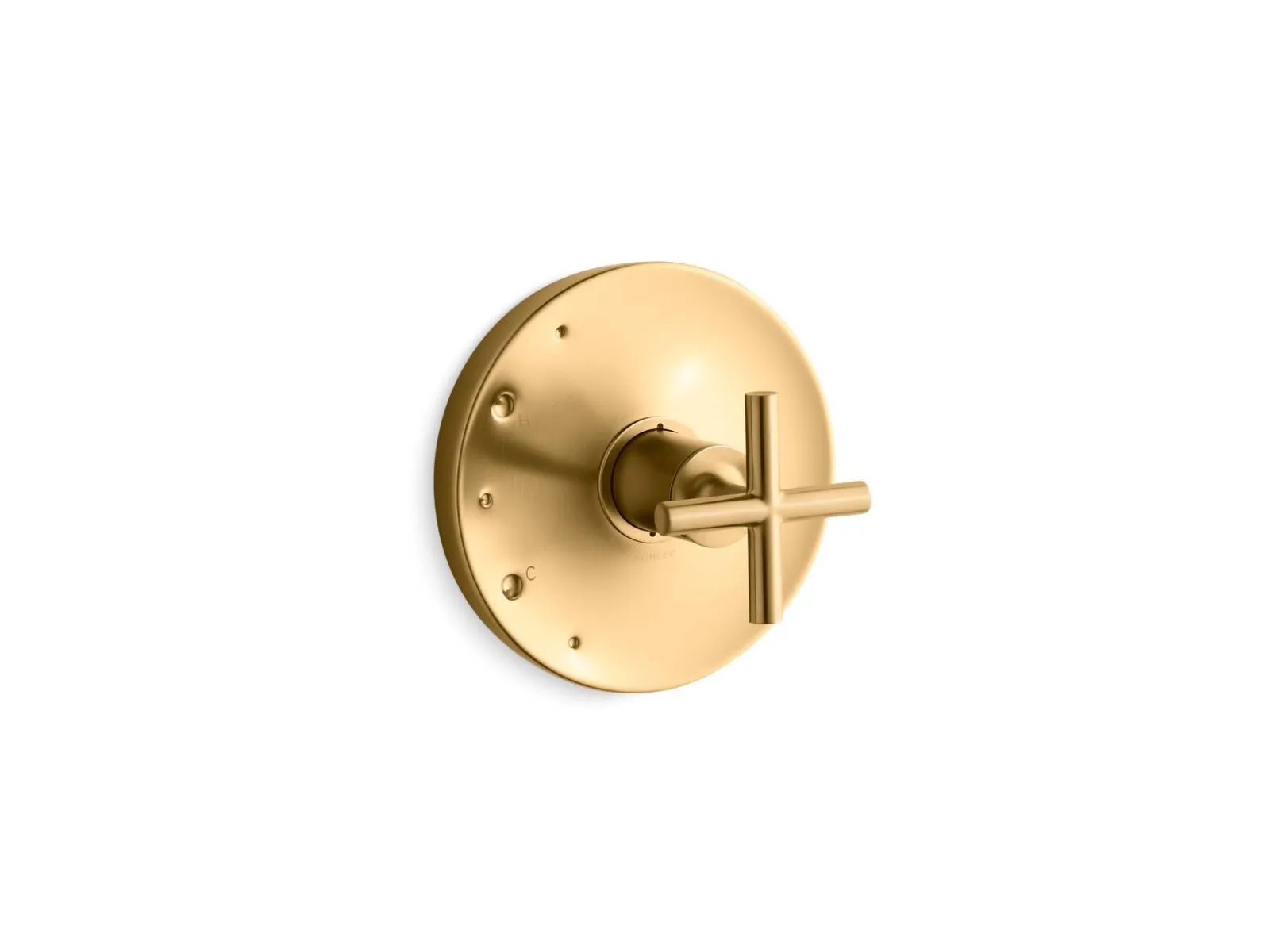 KOHLER K-TS14423-3 Purist Rite-Temp valve trim with cross handle