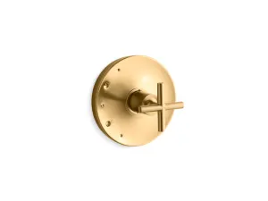 KOHLER K-TS14423-3 Purist Rite-Temp valve trim with cross handle