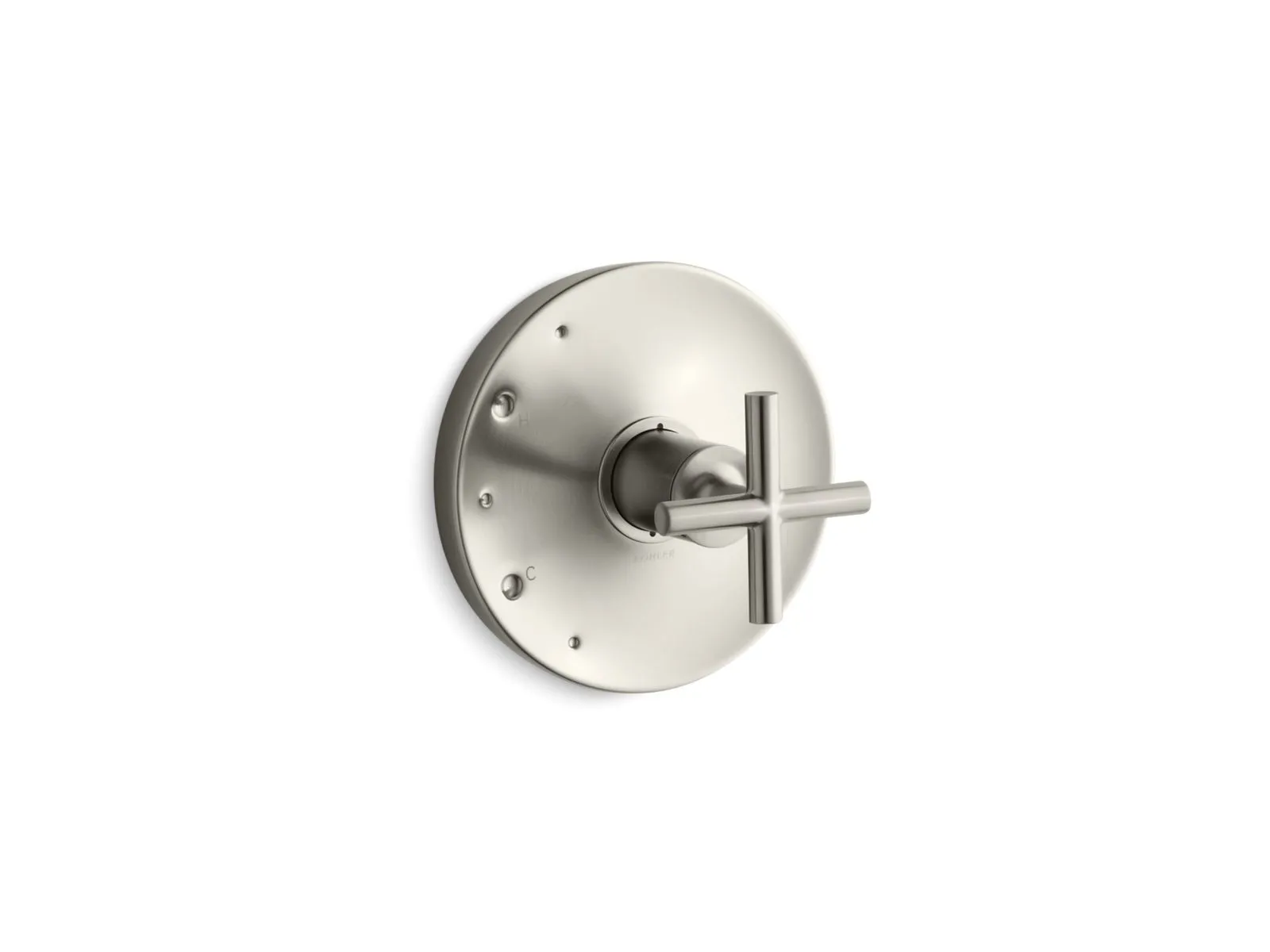 KOHLER K-TS14423-3 Purist Rite-Temp valve trim with cross handle
